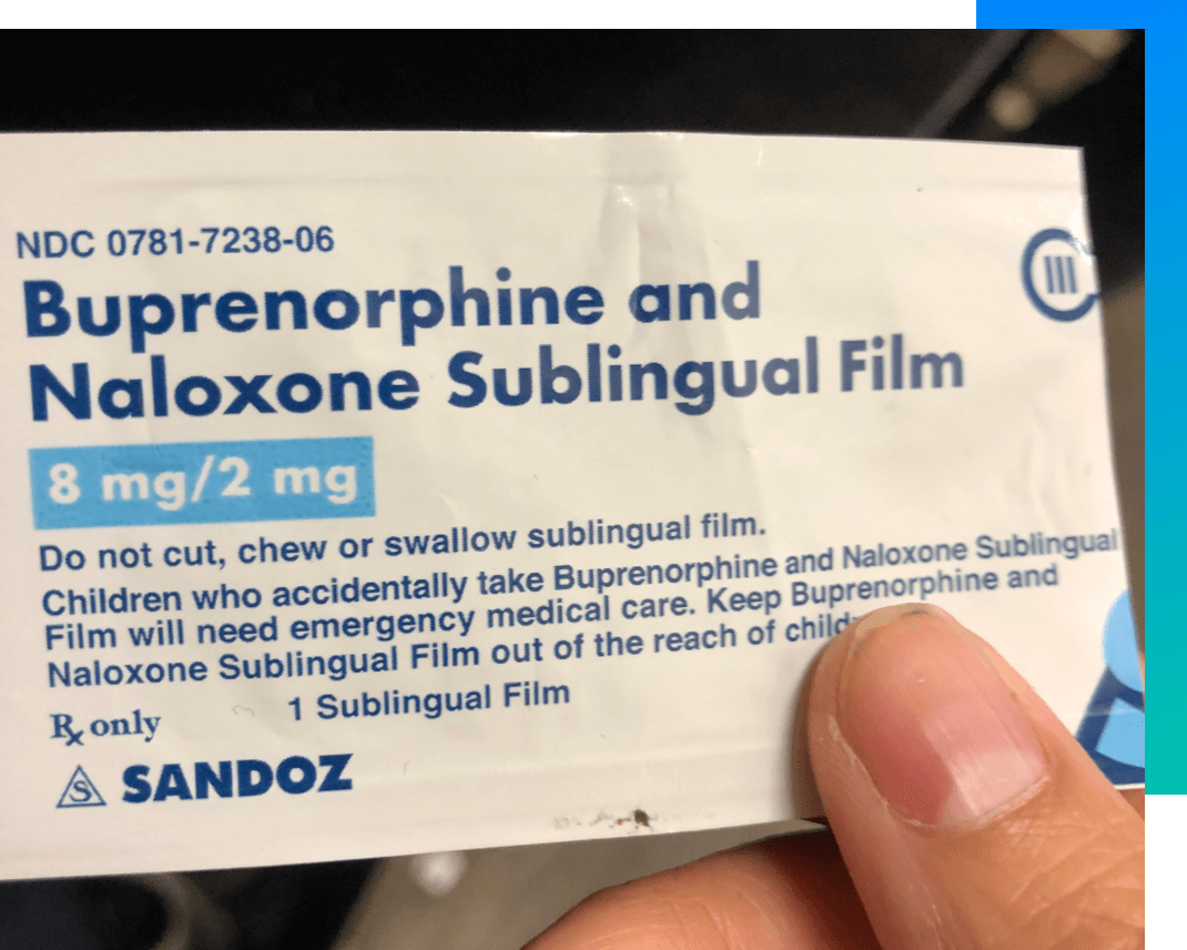 Buprenorphine and Naloxone Sublingual Film, medication for opioid use disorder